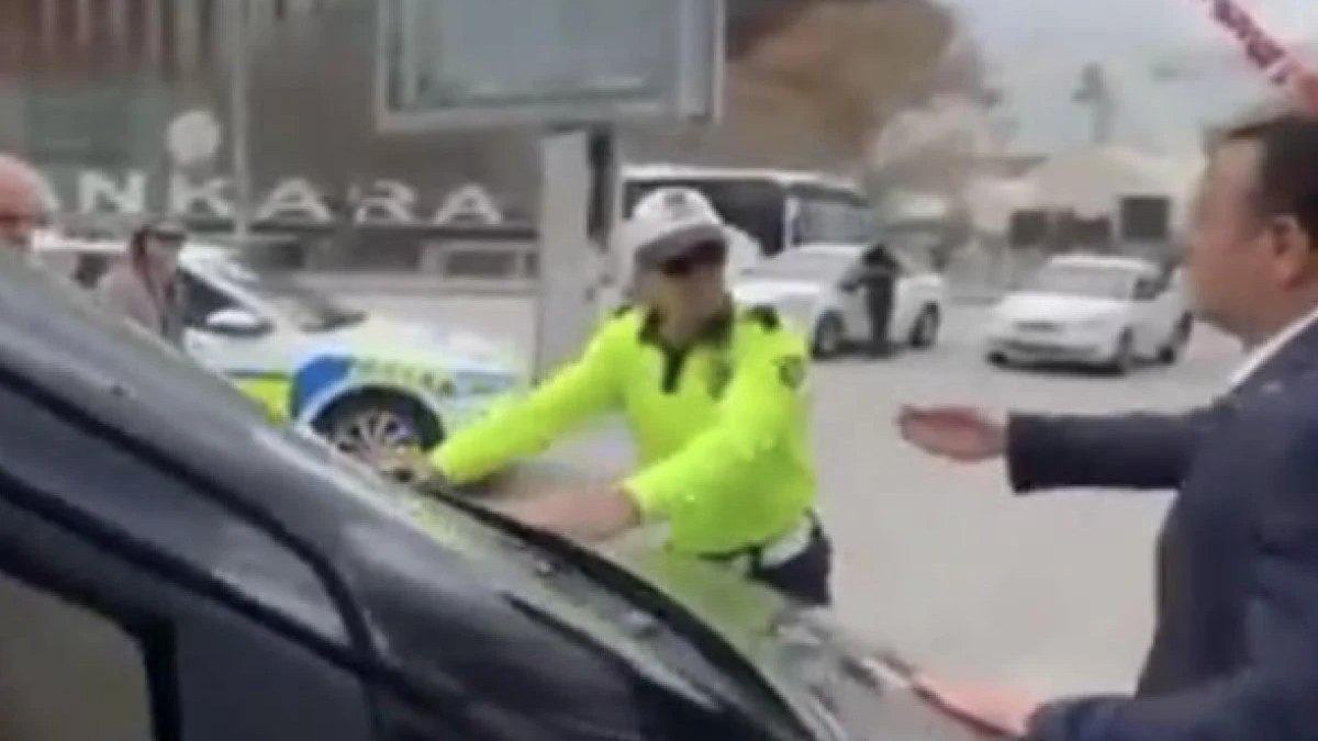Polisin üzerine CHP parti aracını süren şoför: Yola devam etmemi vekiller söyledi