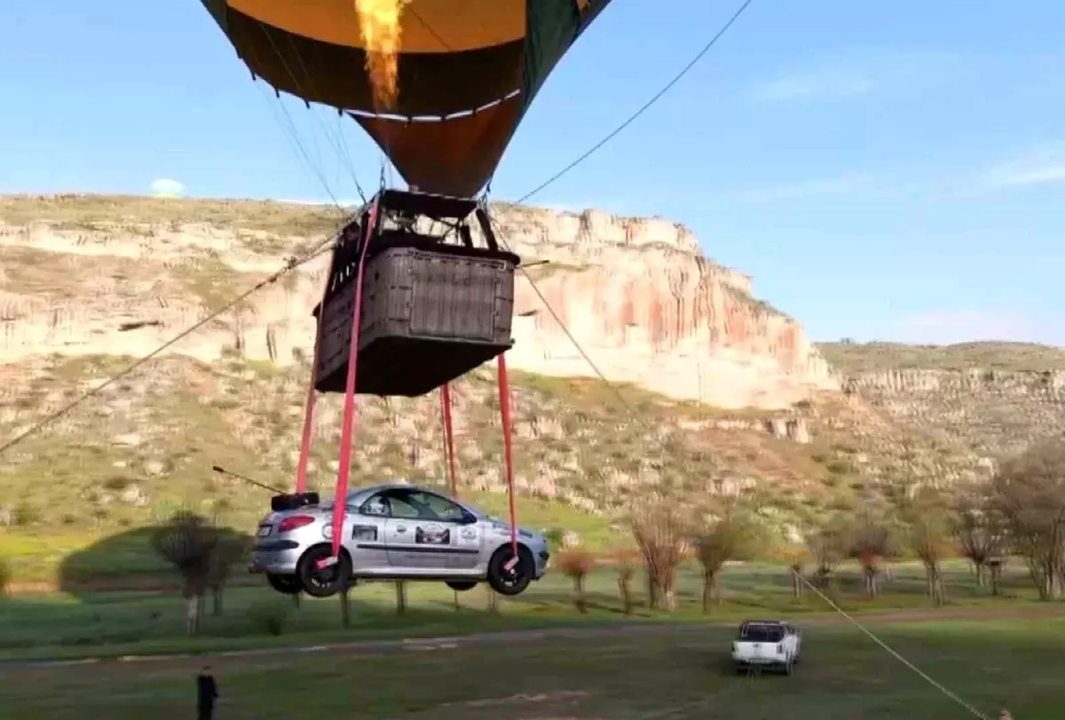 Ralliciler Aksaray’da Balonla Uçtu