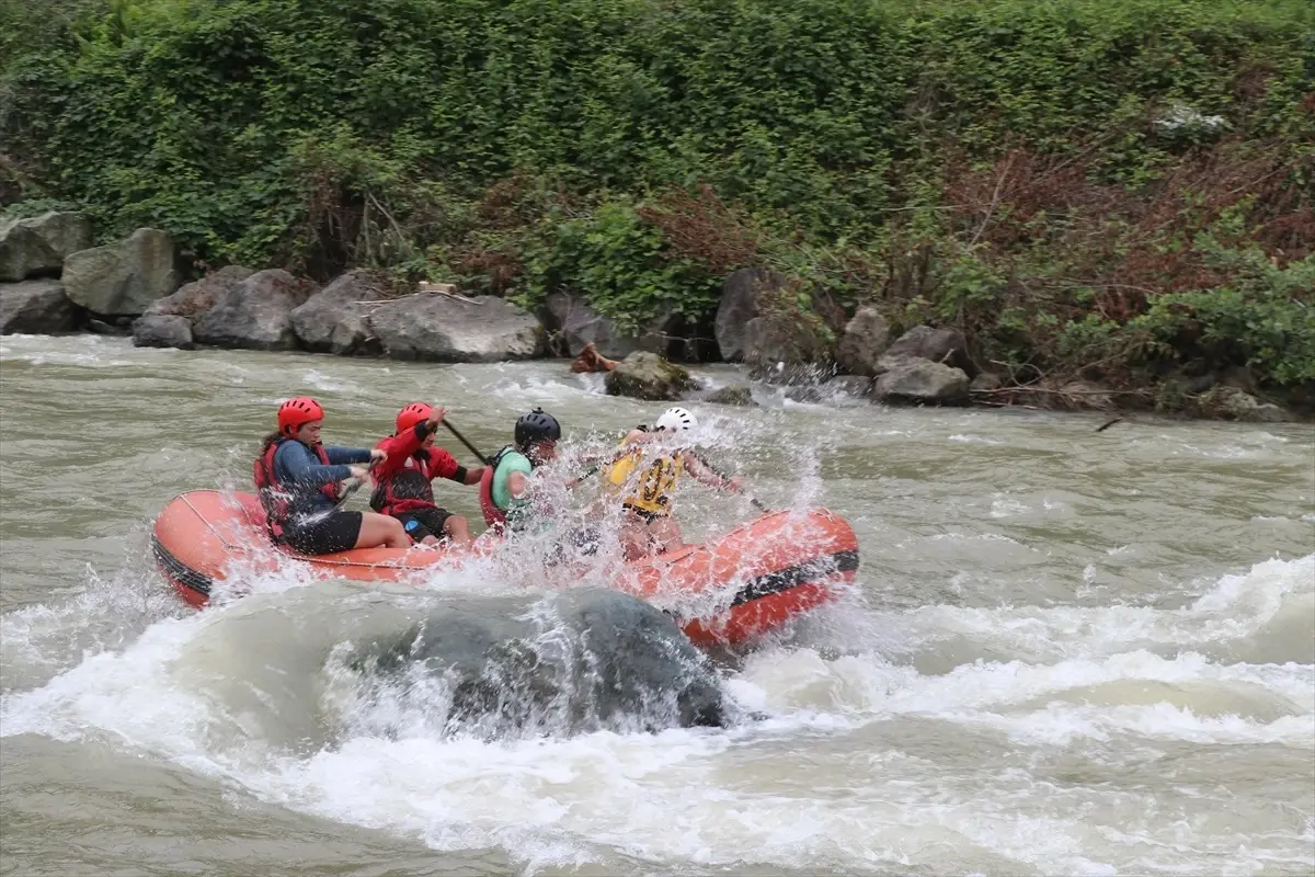 Rize’de Türkiye Rafting Şampiyonası Tamamlandı