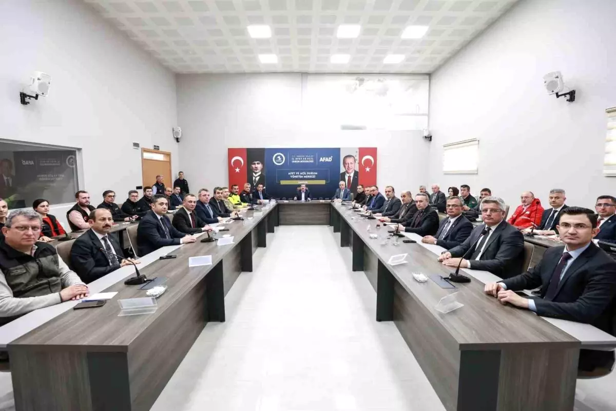 Samsun’da Afet Koordinasyon Toplantısı