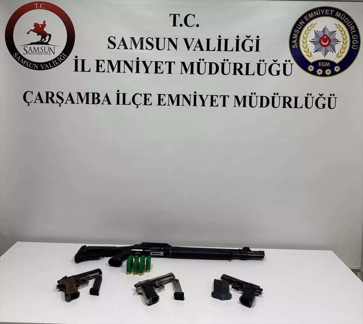 Samsun’da Eve Operasyon: Silah ve Mühimmat Ele Geçirildi