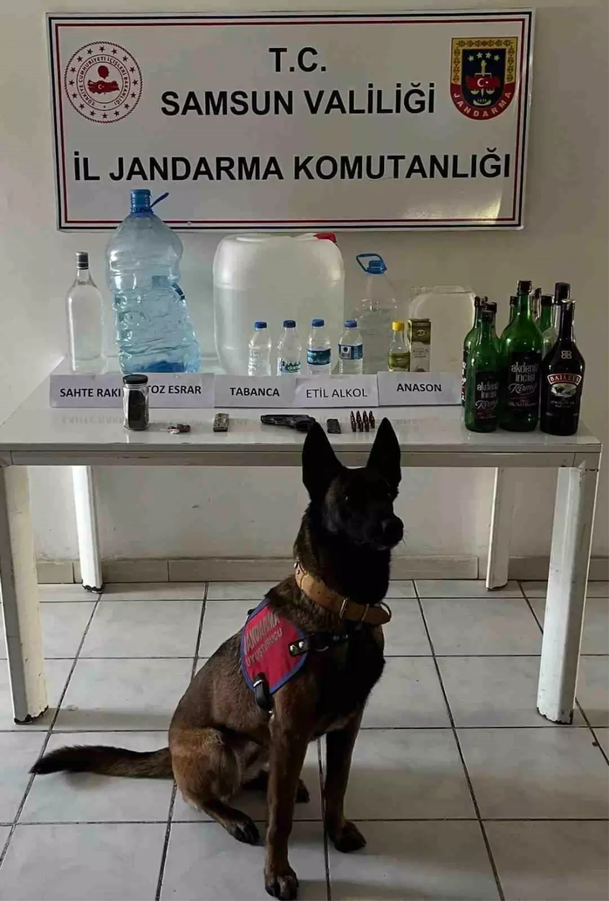 Samsun’da Sahte Alkol Operasyonu