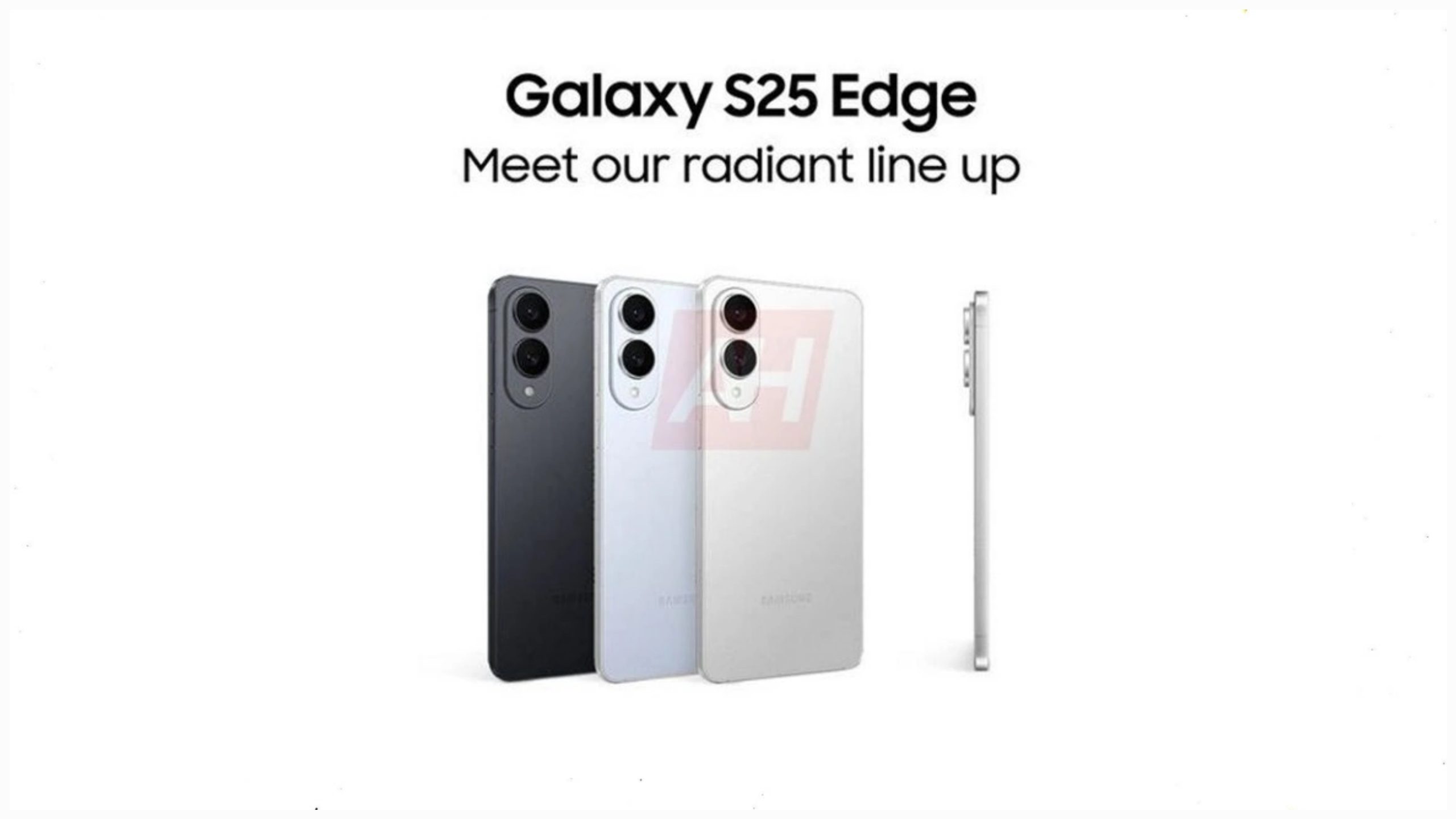 Samsung Galaxy S25 Edge tanıtım afişleri sızdırıldı