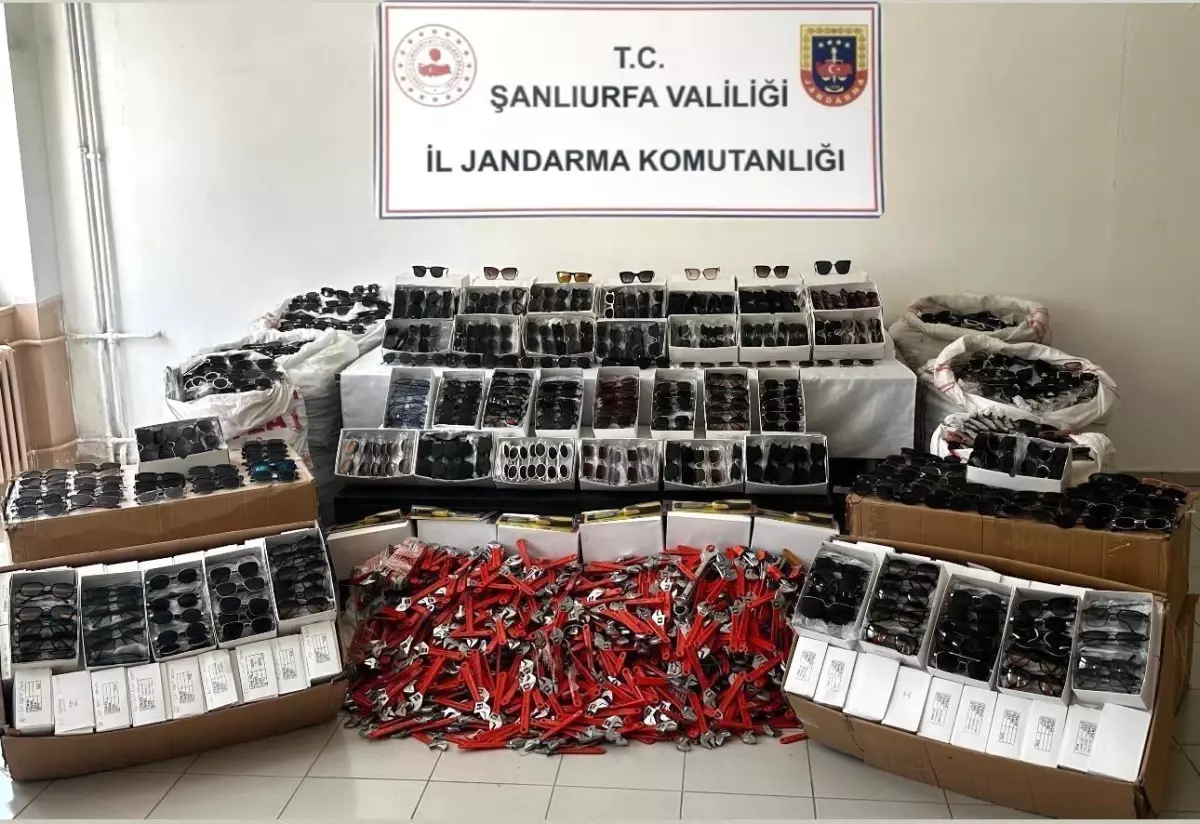 Şanlıurfa’da Kaçak Güneş Gözlüğü Operasyonu