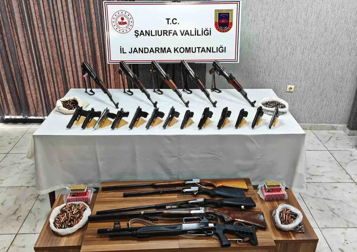Şanlıurfa’da Silah Kaçakçılığı Operasyonu
