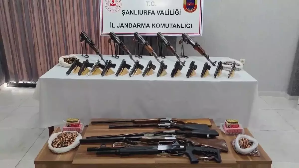 Şanlıurfa’da Silah Kaçakçılığı Operasyonu