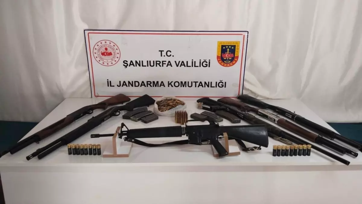 Şanlıurfa’da Silah Kaçakçılığı Operasyonu