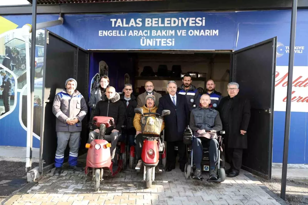 Talas Belediyesi’nden Engelli Vatandaşlara Ücretsiz Araç Bakım Hizmeti