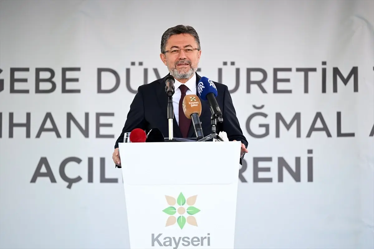 Tarım ve Orman Bakanı Yumaklı, Kayseri’de konuştu Açıklaması
