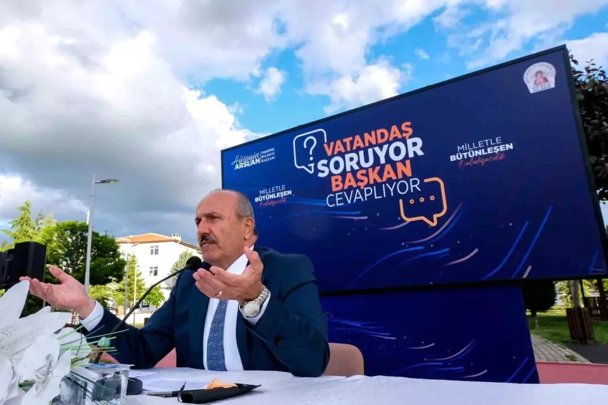Taşköprü Belediye Başkanı Hüseyin Arslan, Vatandaşlarla Buluştu