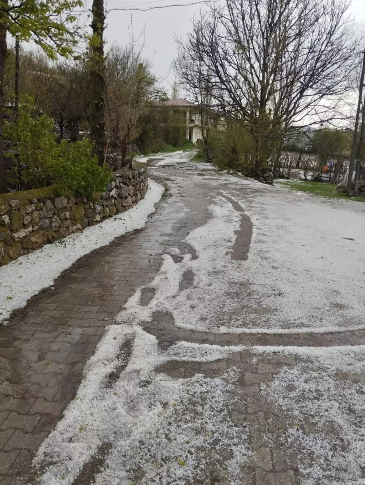 Tokat’ta Dolu Yağışı Hayatı Olumsuz Etkiledi