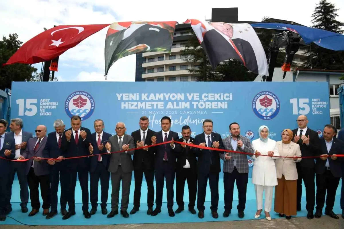 Trabzon Büyükşehir Belediyesi Araç Filosu Güçleniyor