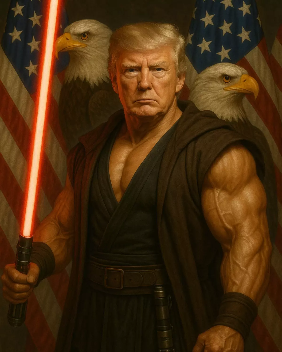 Trump ‘Yıldız Savaşları’ Şeklinde Paylaşıldı