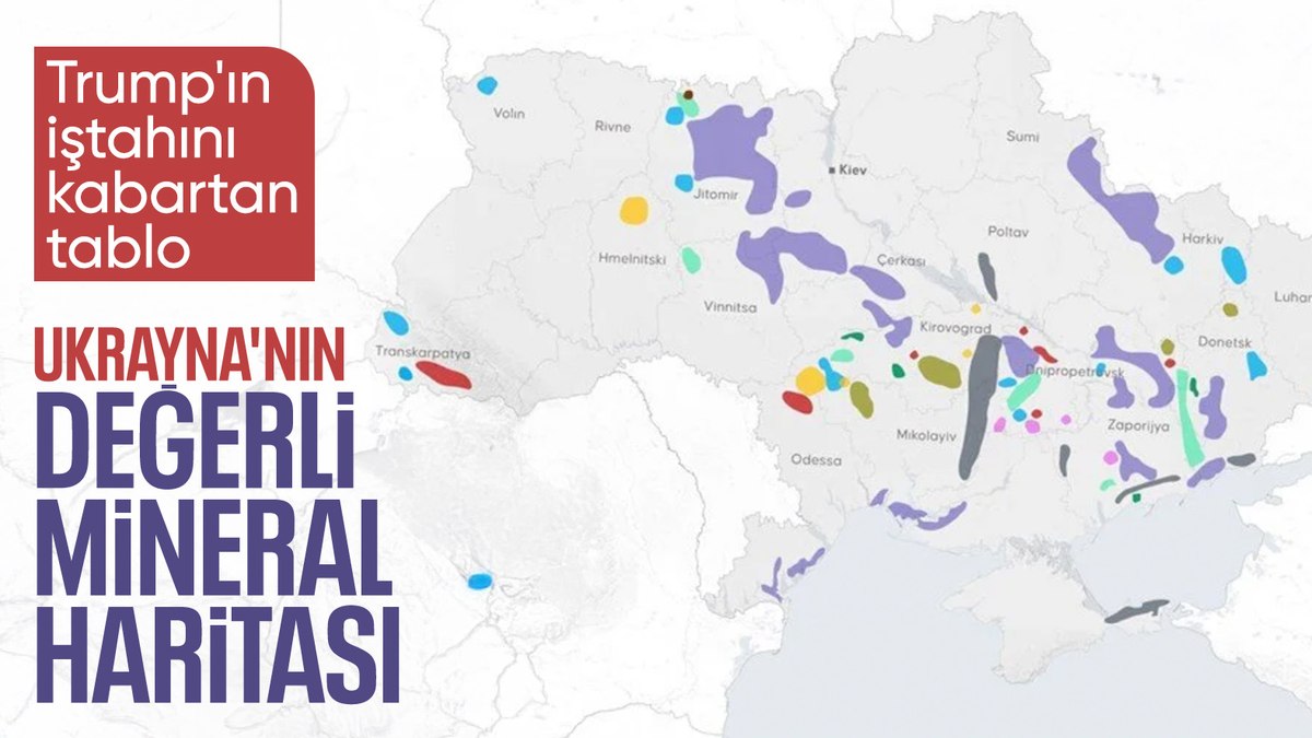 Ukrayna’nın değerli madenleri: ABD’nin ilgisini çeken kritik kaynaklar