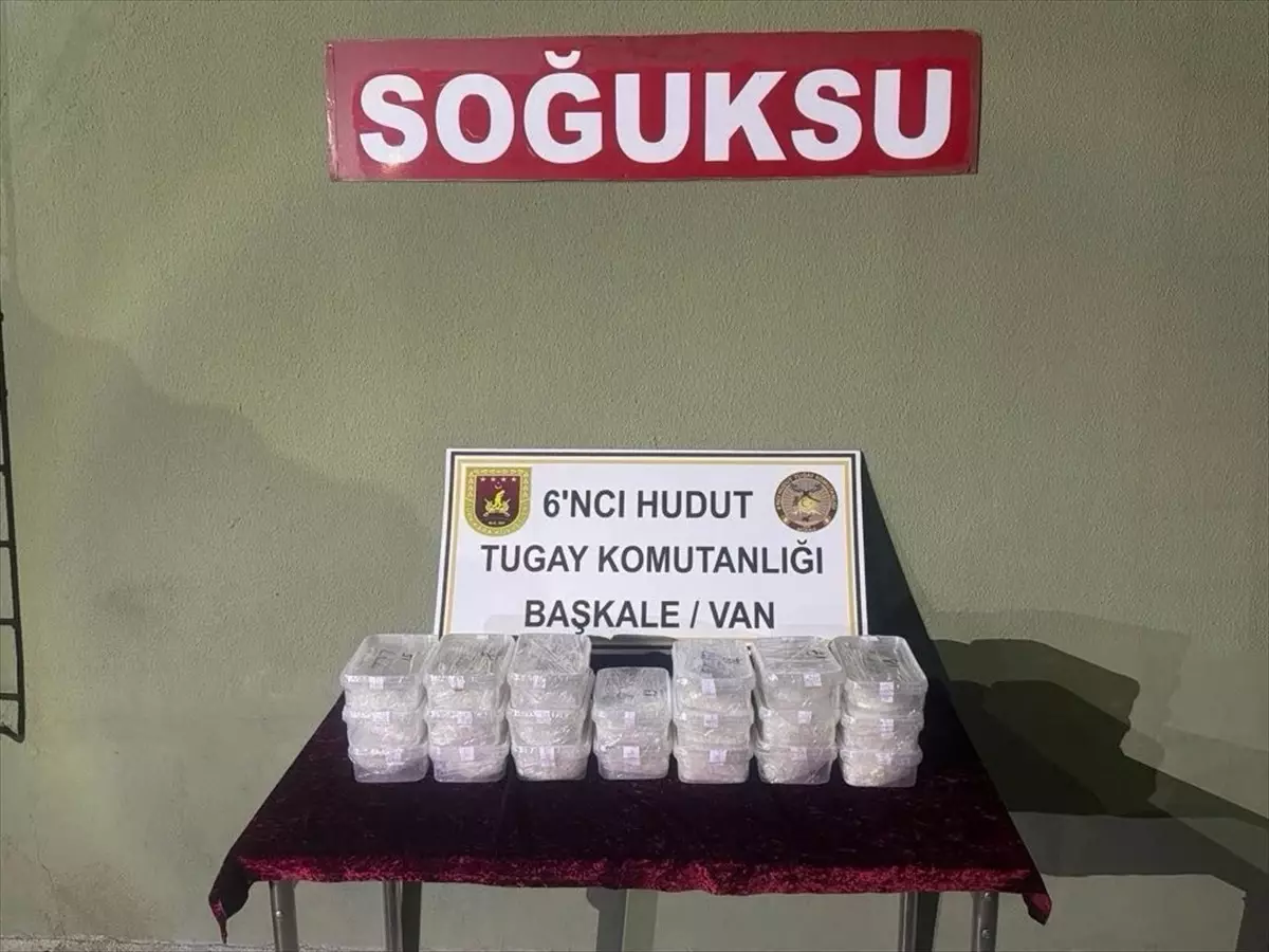 Van Hudut Hattında 22 Kilo Uyuşturucu Ele Geçirildi