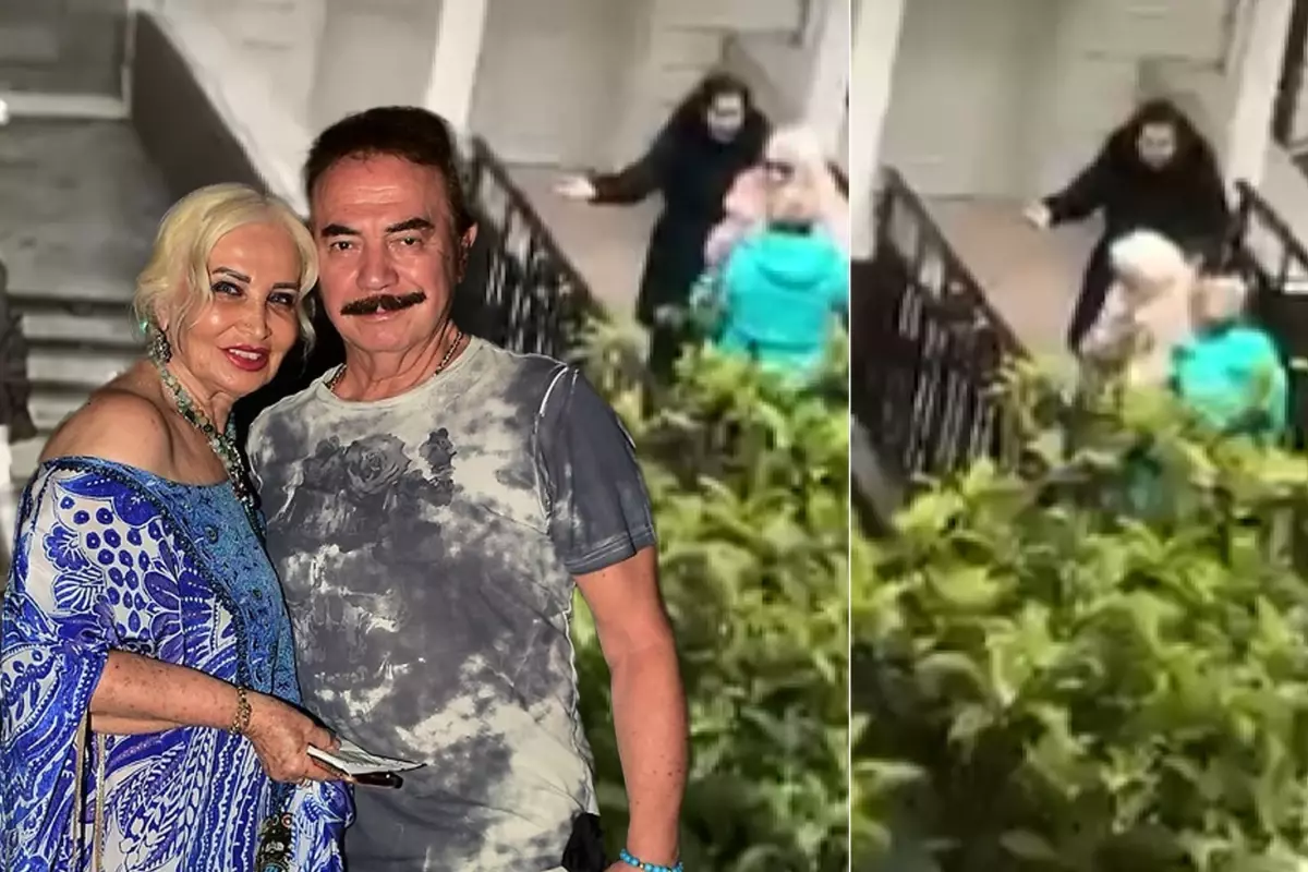 Yalıda olay var! Sevim Emre komşusuyla birbirine girdi, araya girenleri de itti