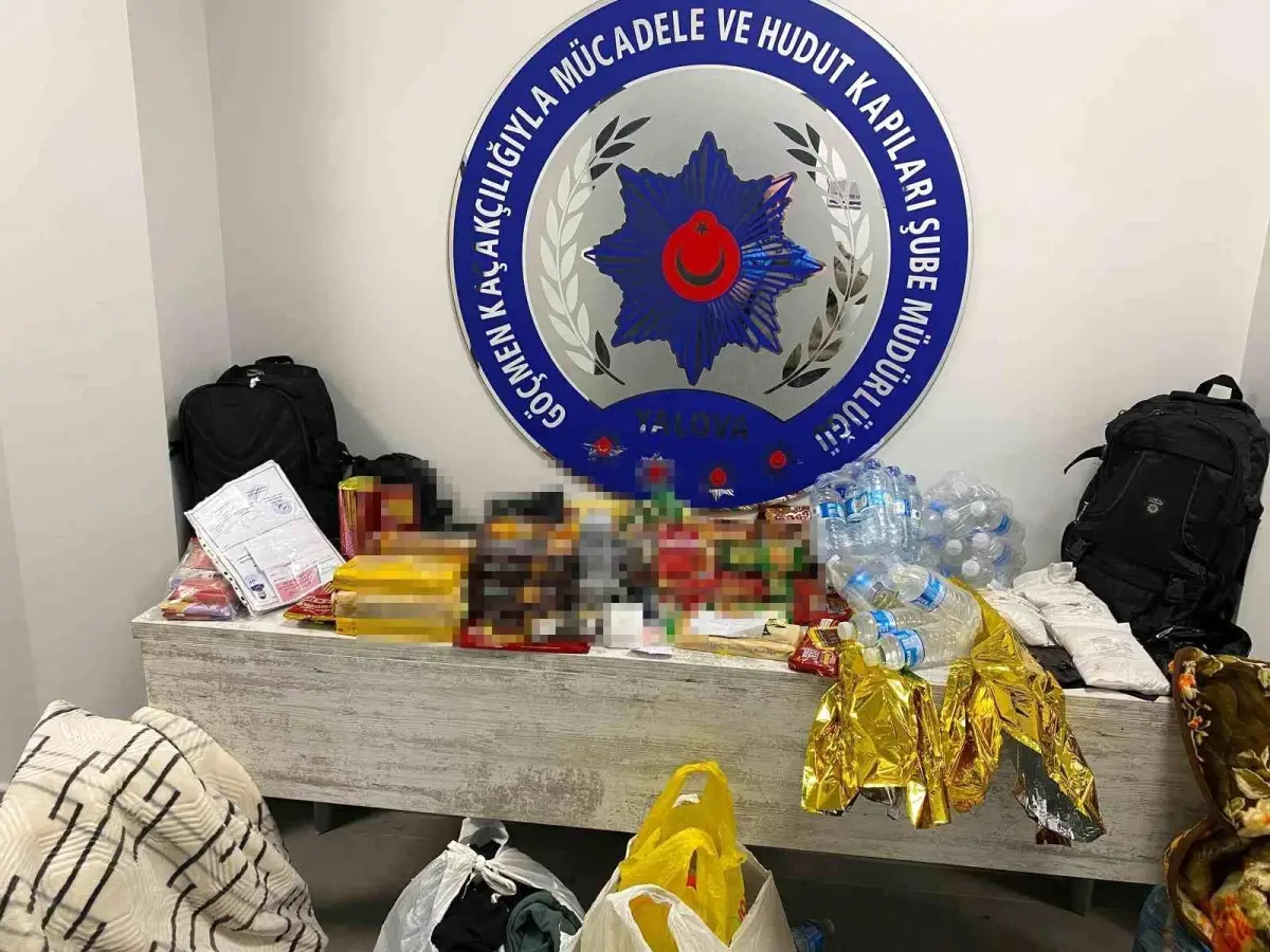 Yalova’da Göçmen Kaçakçılığı Operasyonu