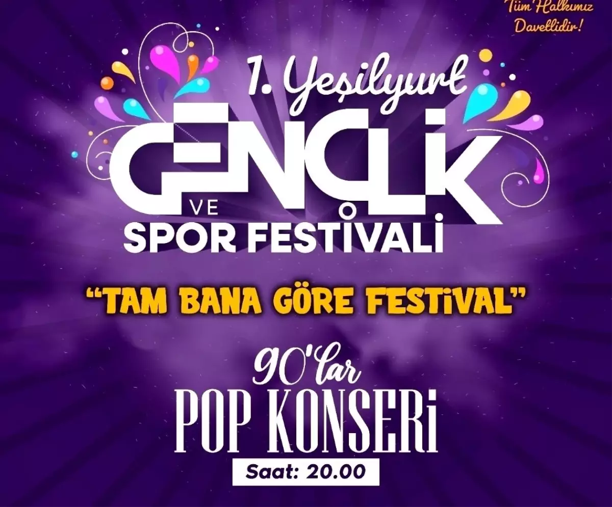 Yeşilyurt’ta 1. Gençlik ve Spor Festivali Düzenlenecek