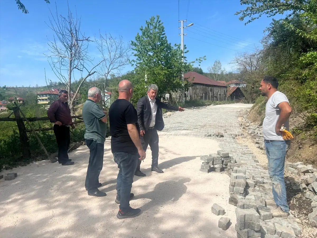 Yığılca’da Yol ve Altyapı Çalışmaları Devam Ediyor