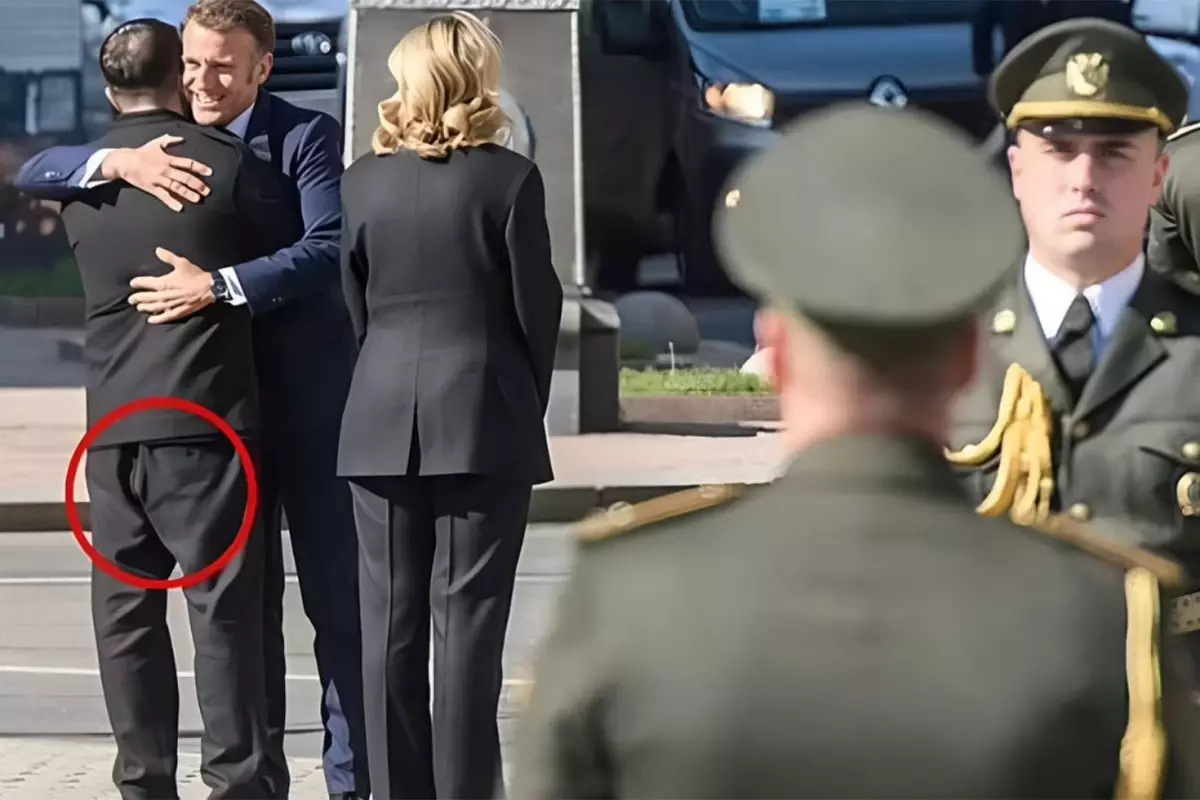 Zelensky pantolonunu ters mi giydi? Viral olan fotoğrafın arkasındaki gerçek